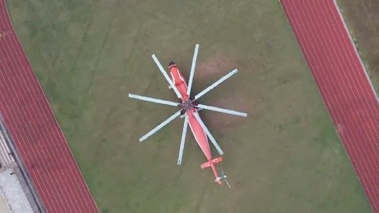 【世界上最大的直升机亮相武汉 抢救伤员最快只要2分钟】9月11日,应急管理部自然灾害工程救